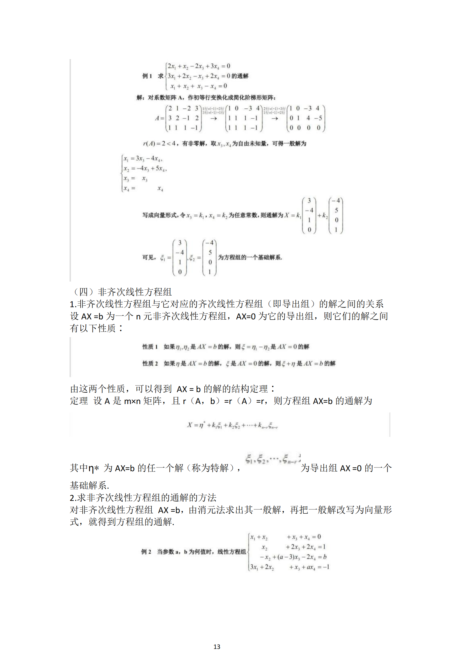 福建自考04184線性代數(經管類)知識點押題資料