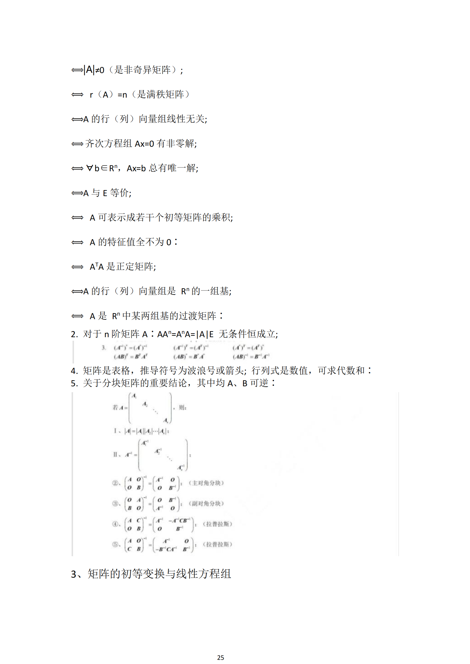 福建自考04184線性代數(經管類)知識點押題資料